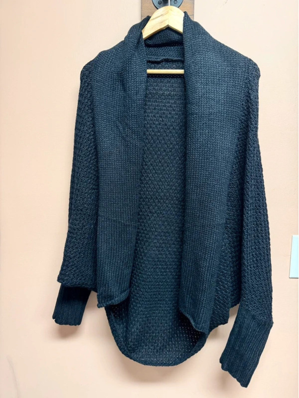 Black cardigan